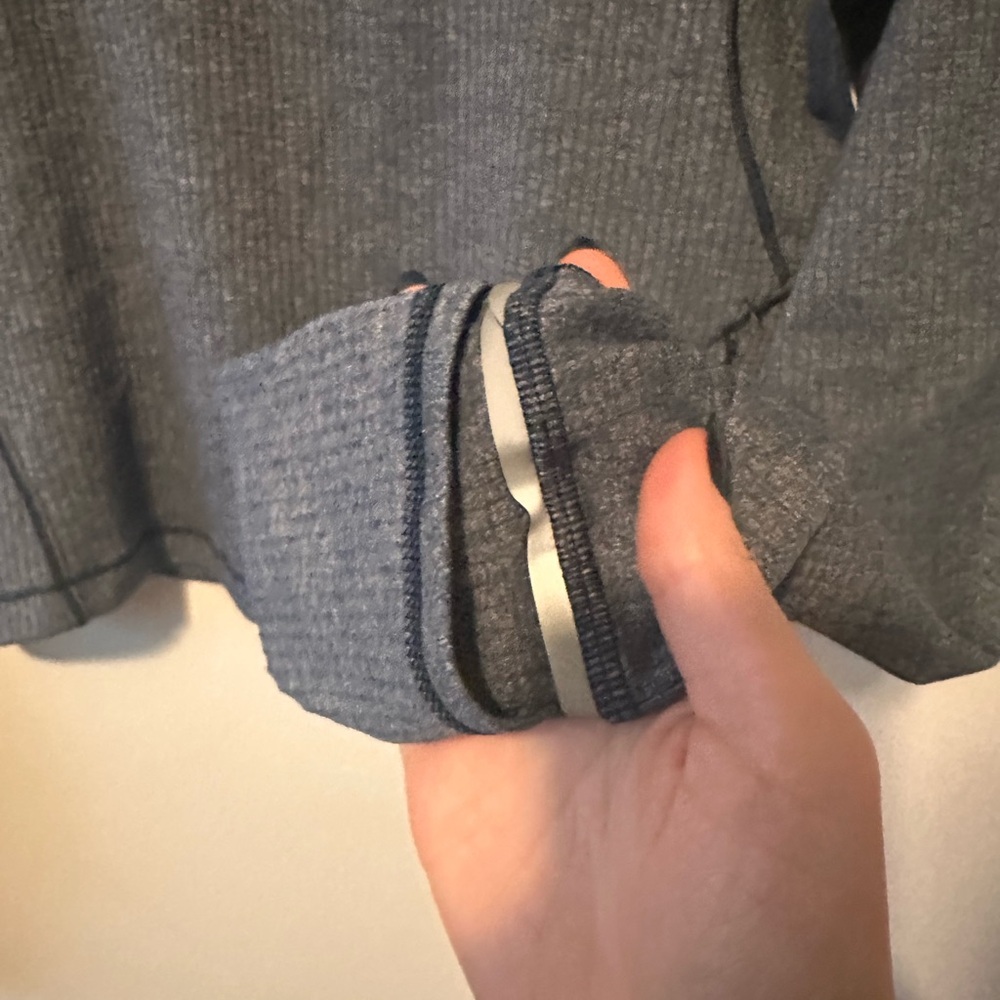 Lululemon It’s Rulu Run Cropped Half Zip Ribbed Jacket - Picture 6 of 12